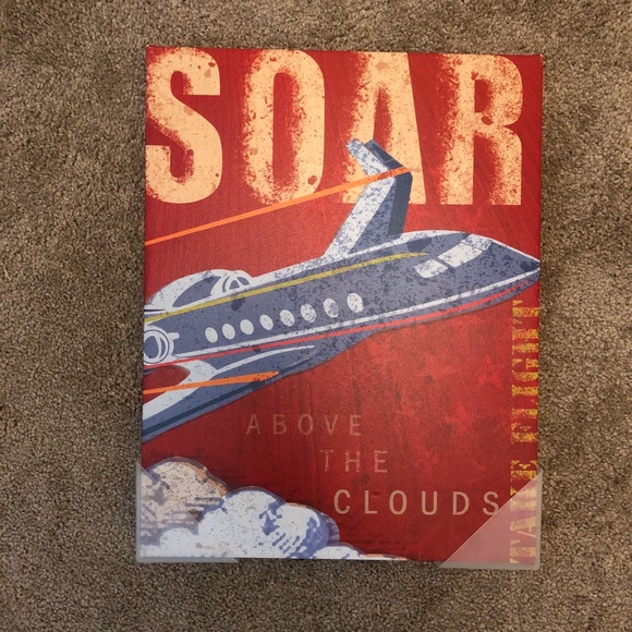 SOAR ABOVE THE CLOUDS Stretched Canvas Art Print - Picture 4 of 4